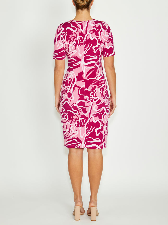 Amelia Waterline Jersey Dress