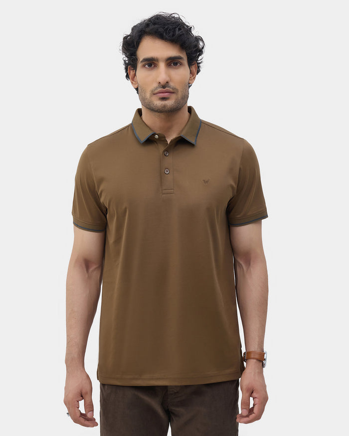 SHORT SLEEVE SLIM FIT SOLID T-SHIRT