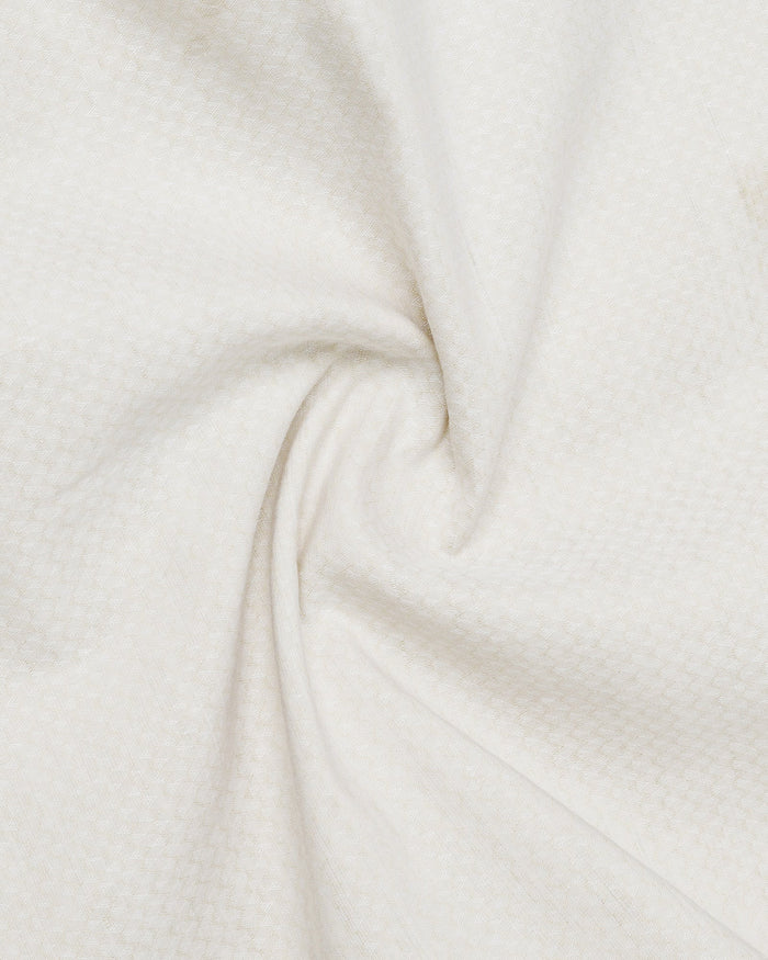 Beige Linen Textured Shirt - Kross