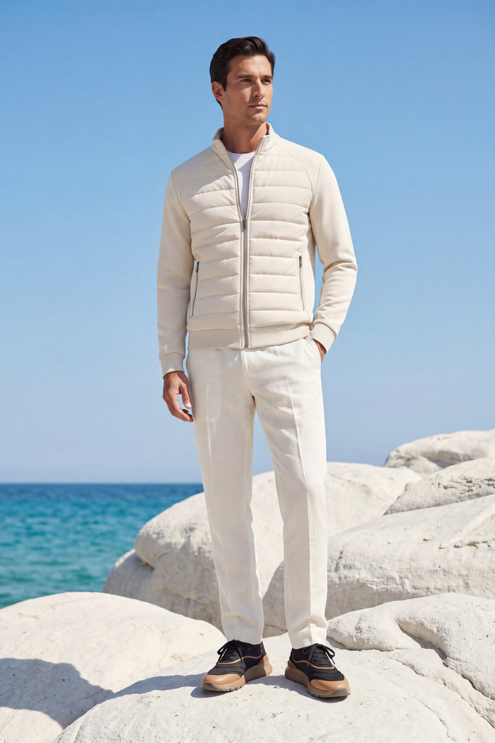 Bellori Wool Padded Jacket Ivory
