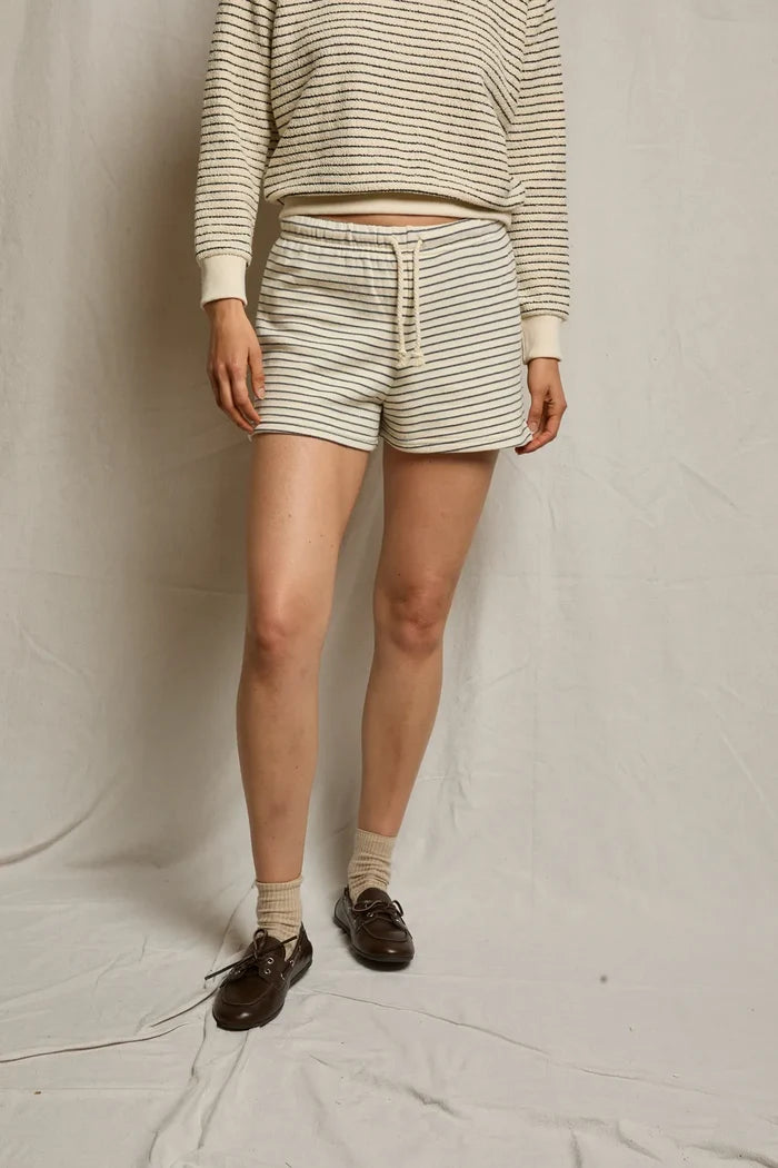 xs / natural charcoal stripe