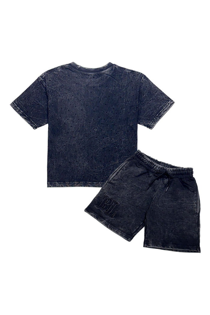Black Label - Kids BL3 Splash Bling Set - Black - Clique Apparel