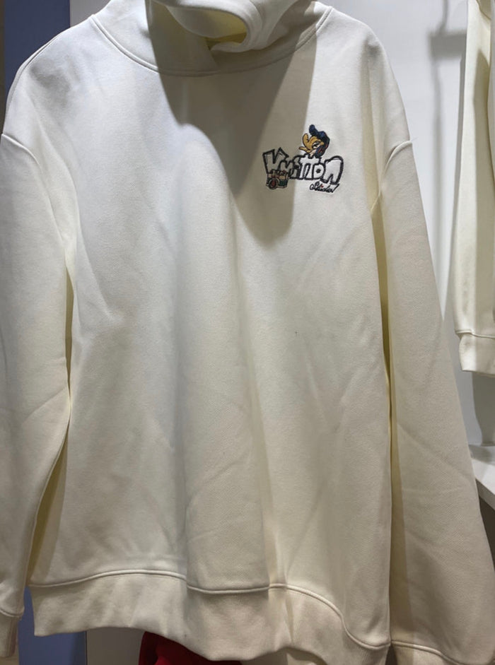 BLACK LABEL APRICOT HOODEI PHOTO DUCK(M809)