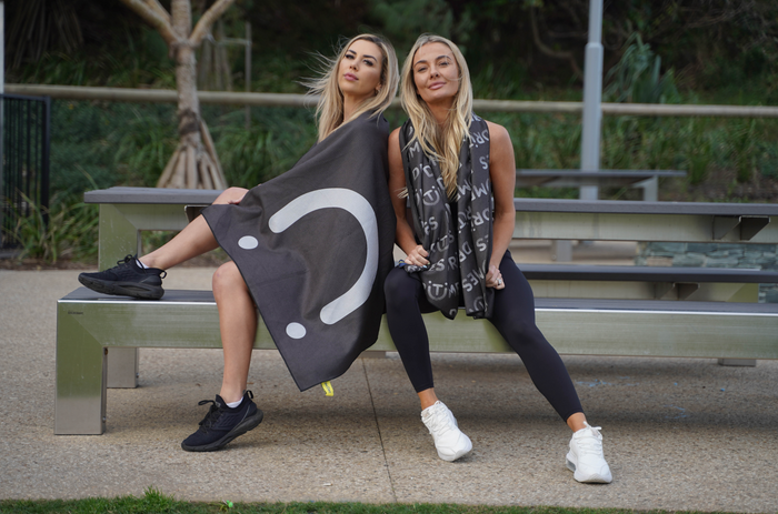Black Staple Beach Towel