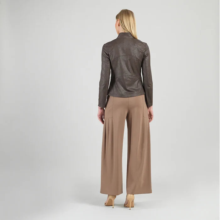 Brown Vegan Leather Jacket Jackets JK161-BROWN-BACK_c1a9b438-b7c6-4677-81d3-95c85c87ce67