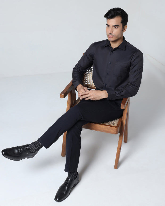 Charcoal Textured Shirt - Magnus