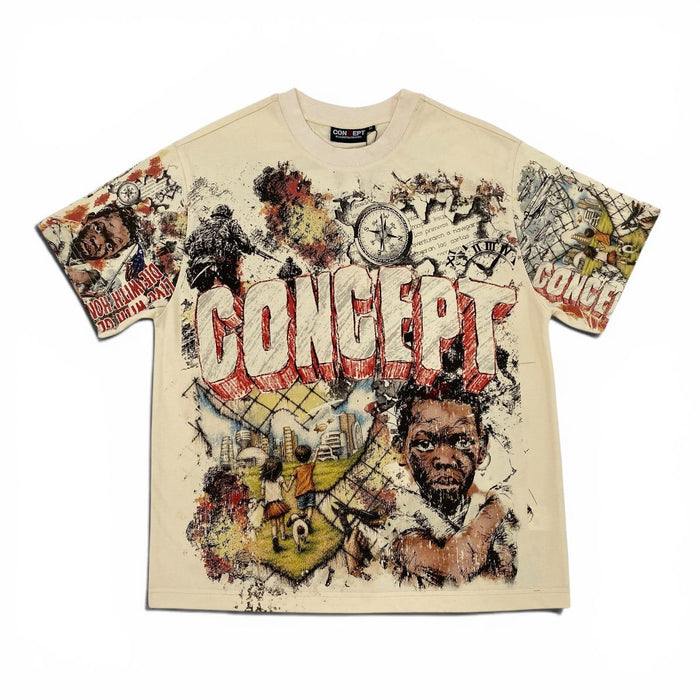 CONCEPT CFTEE_8 "Honor" Tee - Cream