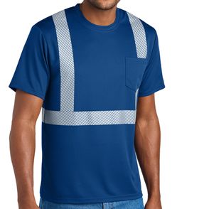 CornerStone Enhanced Visibility Segmented Tape Tee
