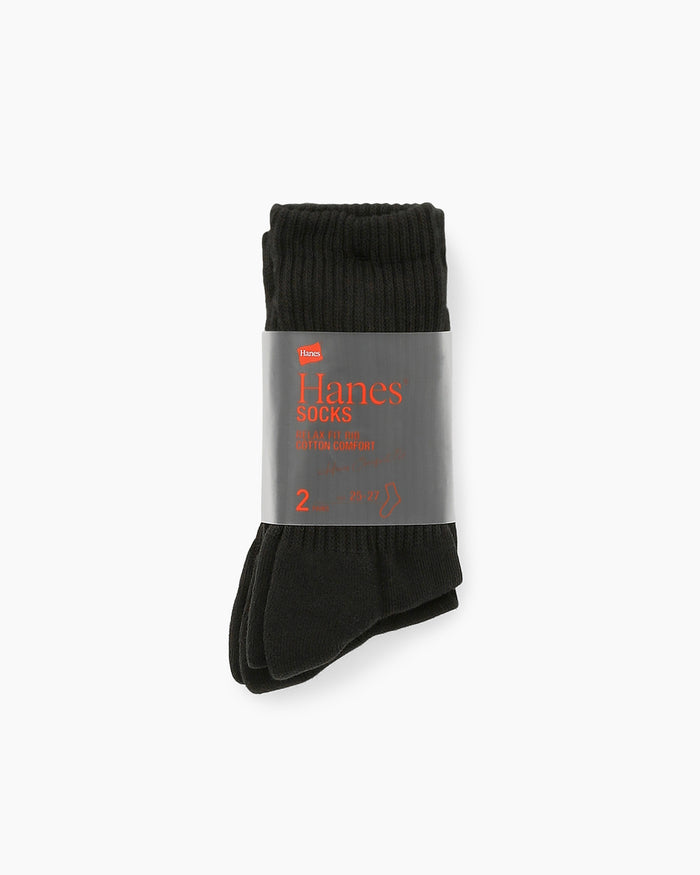 Crew Socks 2P Black FW25