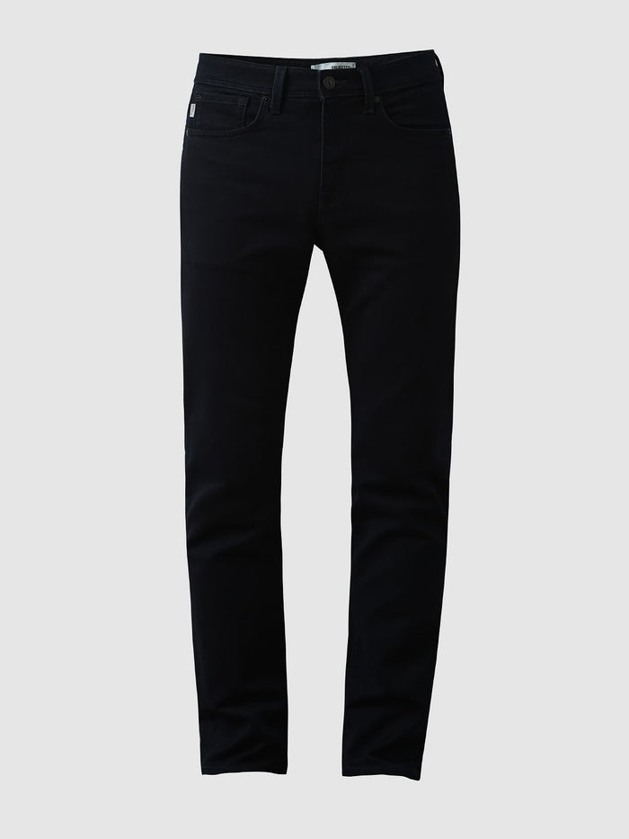 Dark Blue Mid Rise Scott Straight Fit Jeans