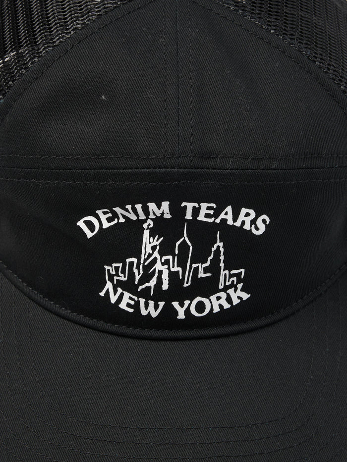 DENIM TEARS SKYLINE CAP BLACK