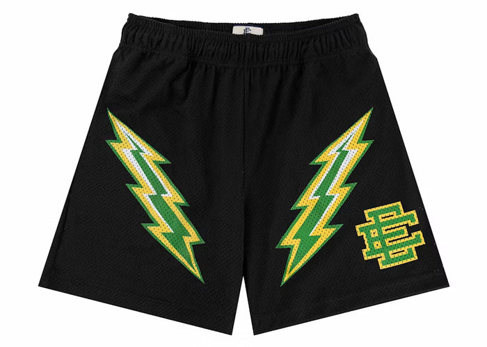 EE Shorts - Basic Lightning Bolt - Blk/Grn