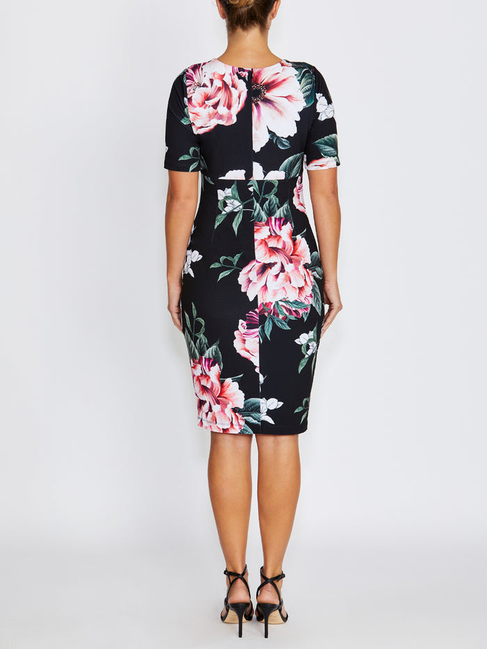 Emelynn Floral Jersey Dress