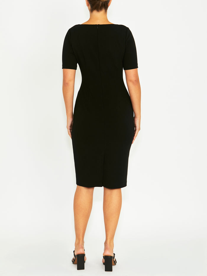 Fabrice Black Crepe Dress