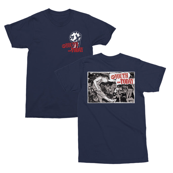 youth of today Flyer - Navy T-Shirt