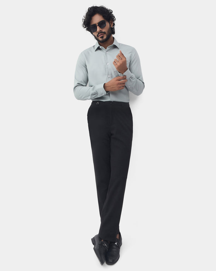 Green Textured Shirt - Claron