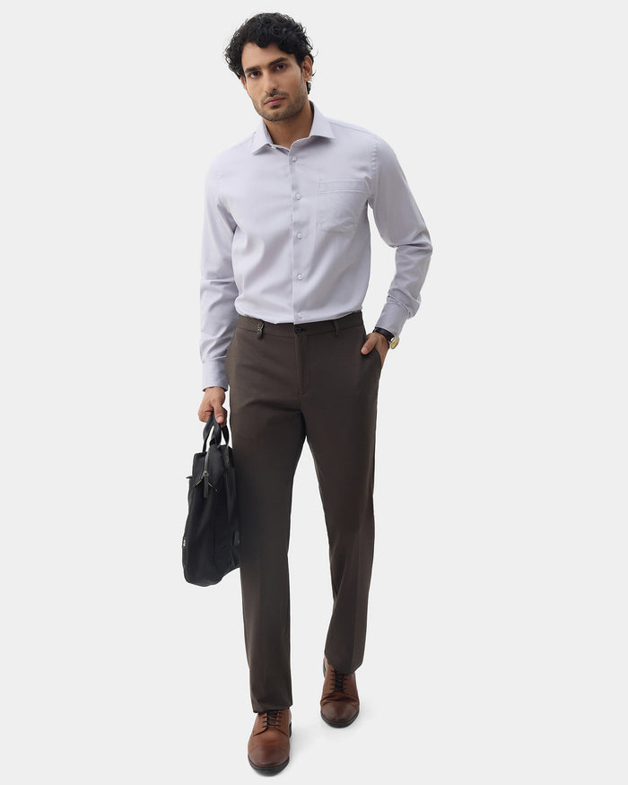 Grey Textured Shirt - Maky