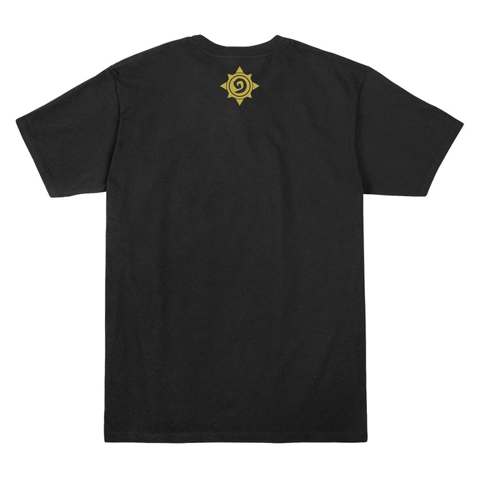 Hearthstone Showdown in the Badlands Black T-Shirt - Back View