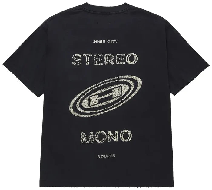HONOR OF THE GIFT STEREO MONO TEE BLACK
