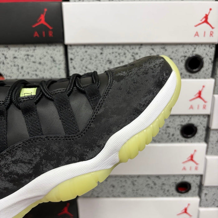 Jordan 11 Retro Black Barely Volt