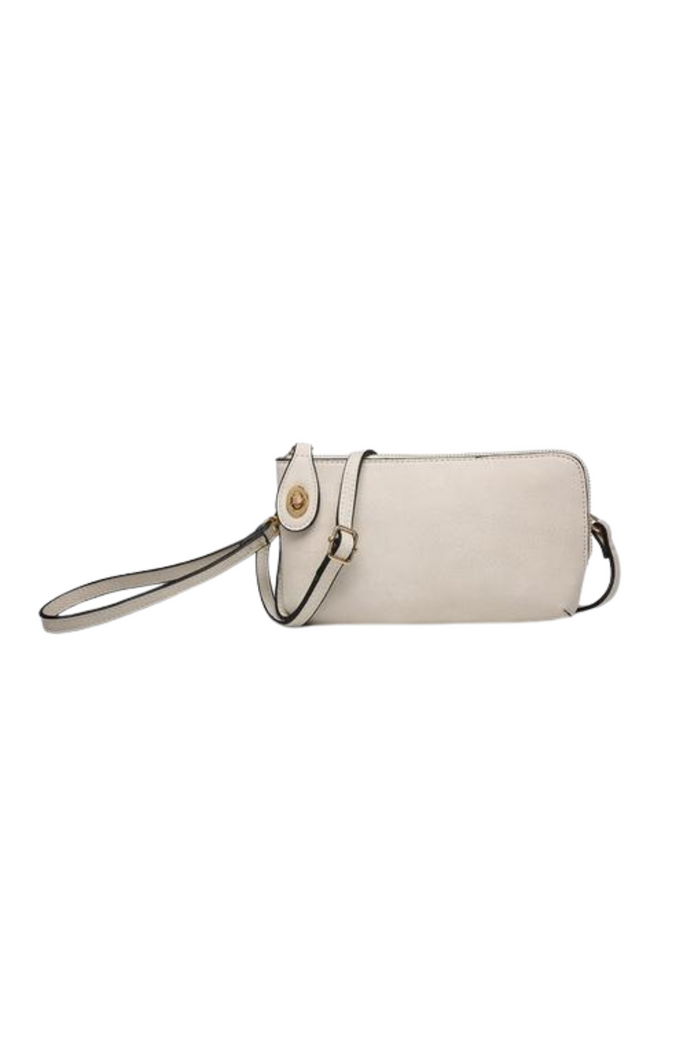 Kendall Crossbody-Wristlet Twist Lock Closure
