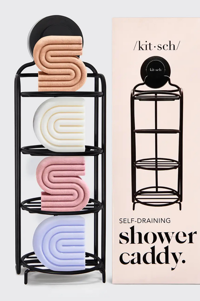 KITSCH Self-Draining Shower Caddy