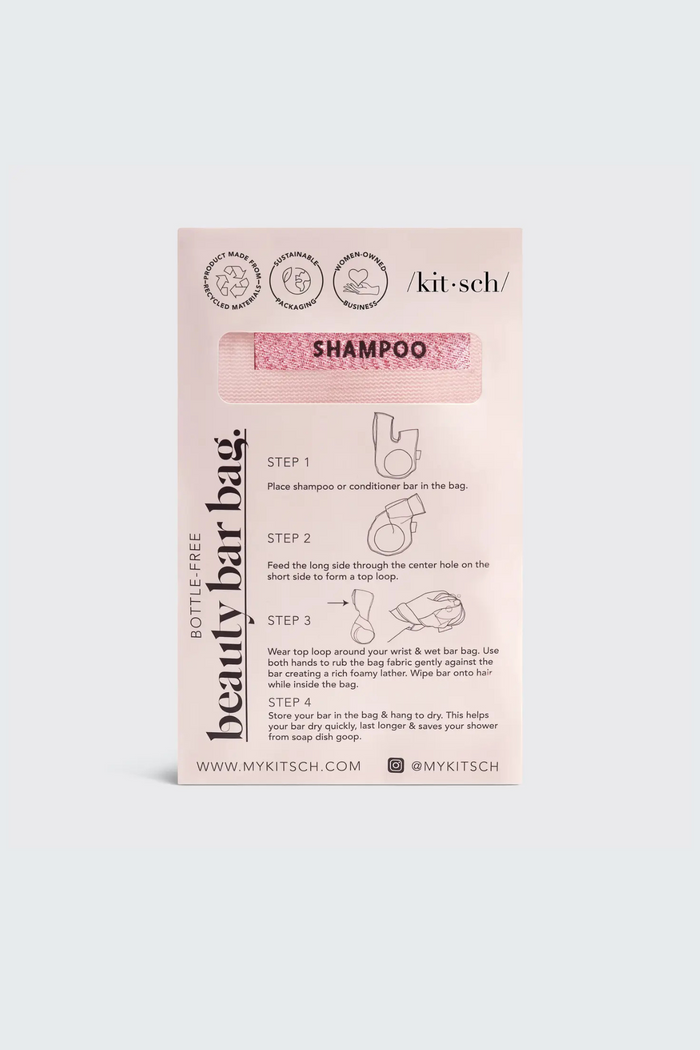 KITSCH Shampoo Beauty Bar Bag in Blush
