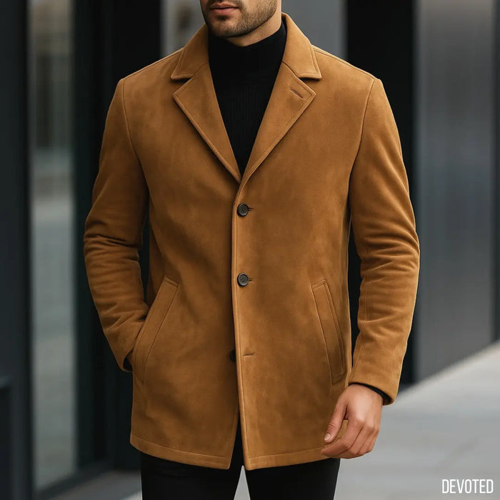 Lancer Coat Nappa Suede
