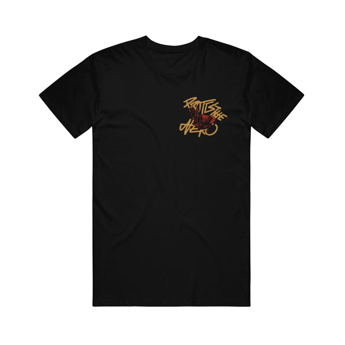 protest the hero Laying Goat Black T-Shirt