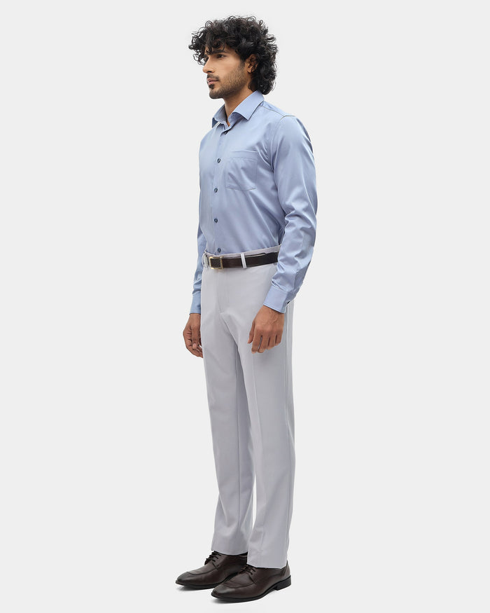 Light Blue Solid Shirt - Sylvia