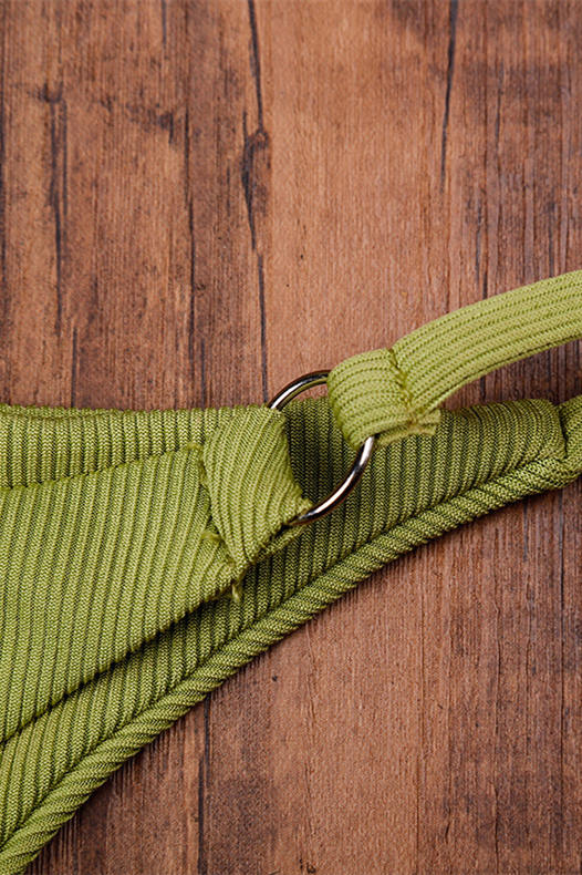 Lime Green O-Ring Swimsuit