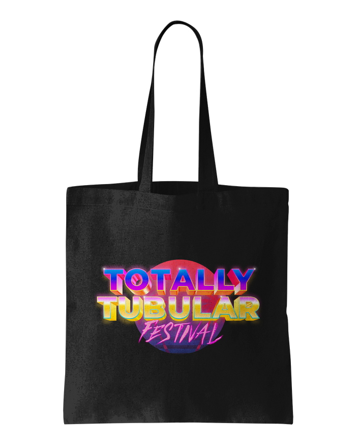 totally tubular festival Logo - Black Tote Bag