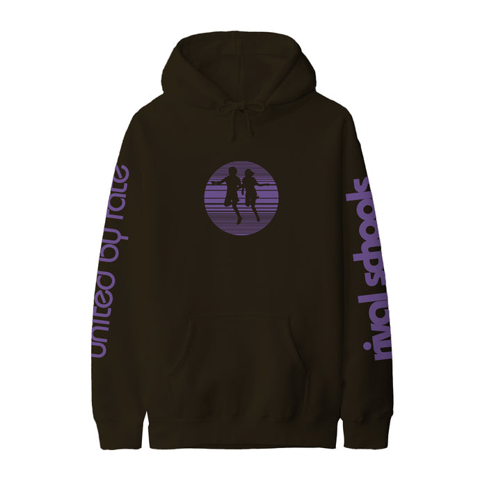 rival schools Logo Brown Pullover