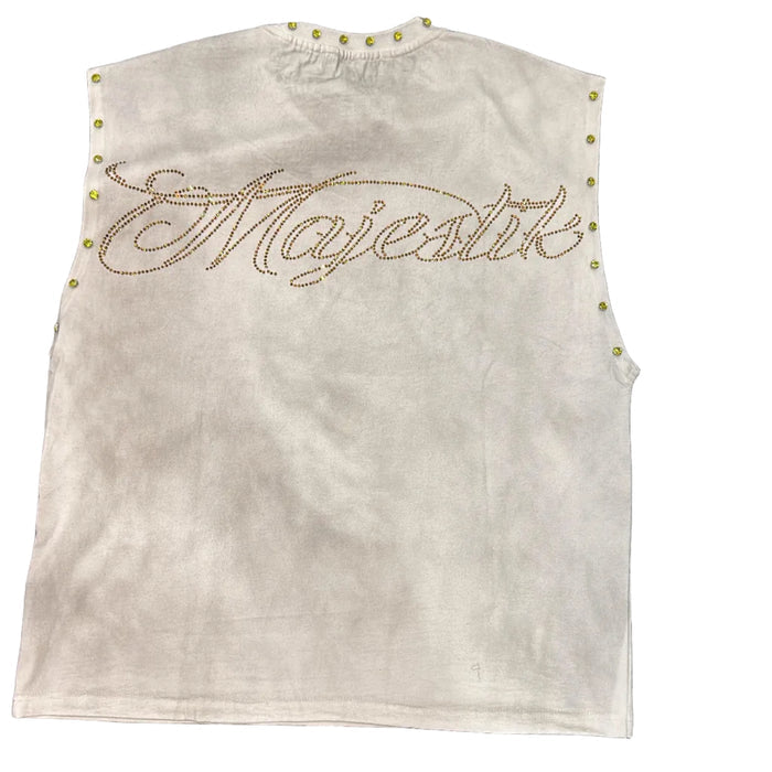 Majestik - TE26844 Sleeveless RS - Off White