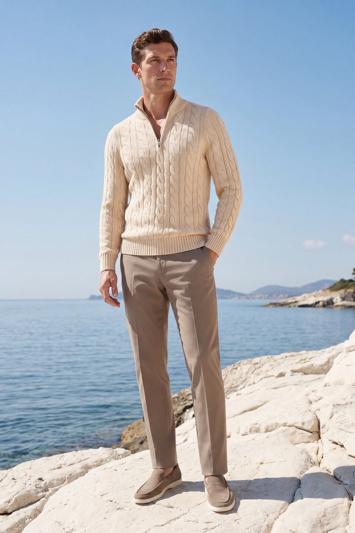 Medici Cable Knit Beige