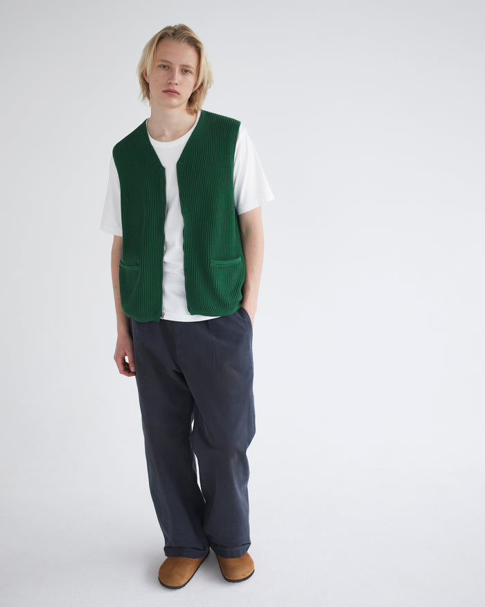 Milo Knit Vest Green