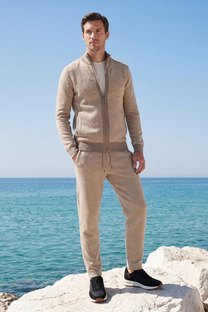Neroli Zip Set Camel