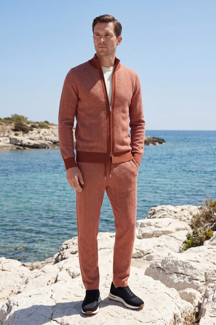 Neroli Zip Set Orange
