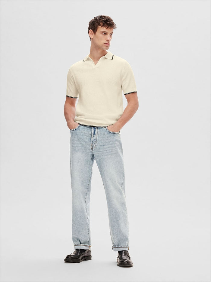 Off-White Knit Polo T-shirt