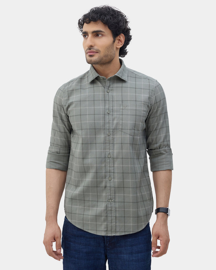 Olive Check Shirt - Dani