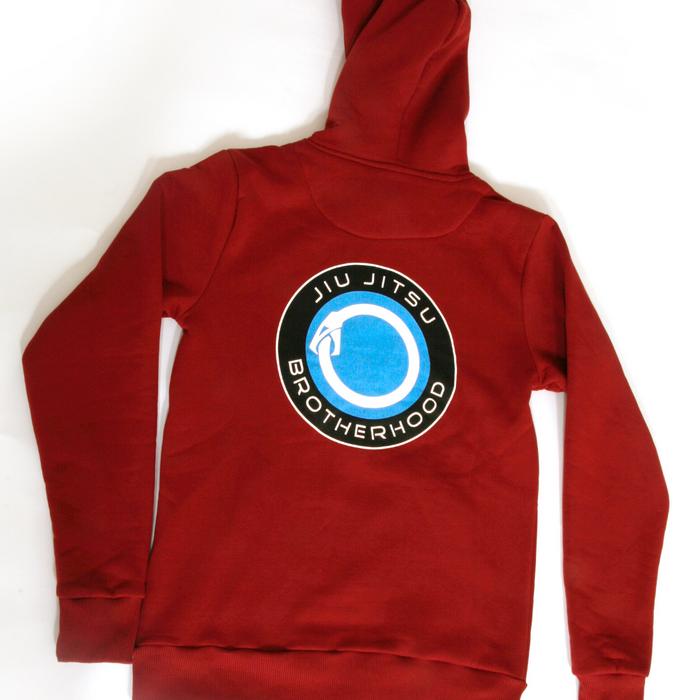 'Open Source Jiu Jitsu' Hoodie (Red)