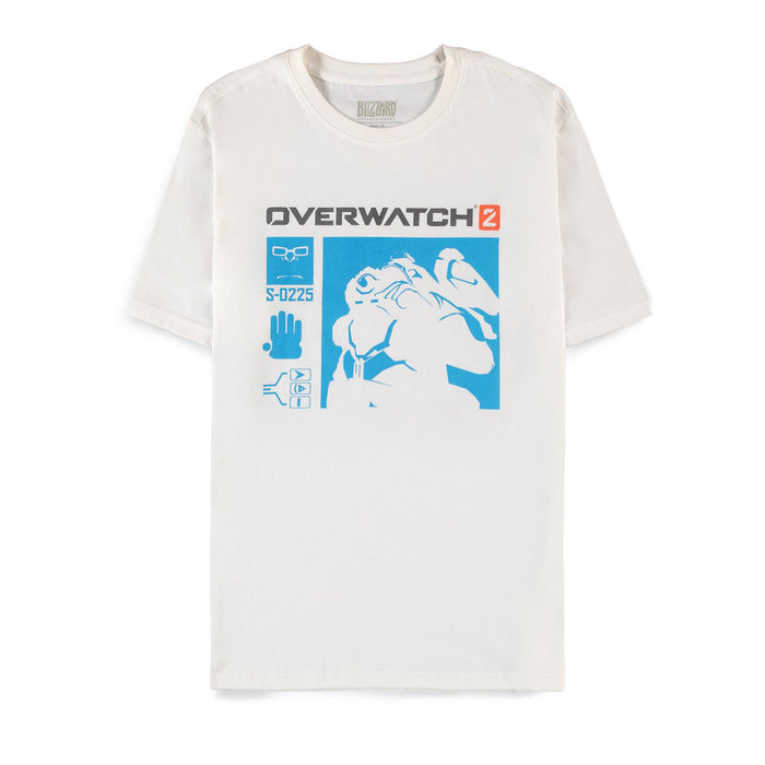 Overwatch 2 Winston Tank White T-Shirt - Front View