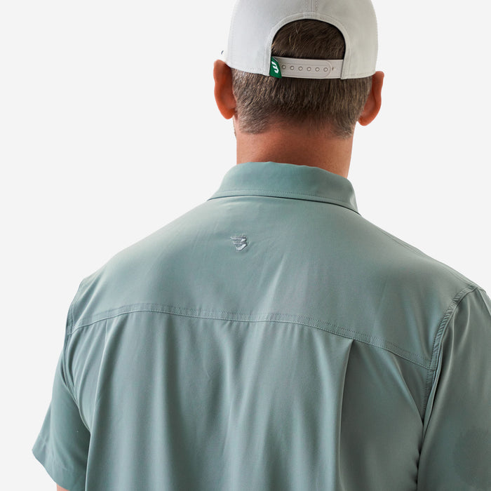 Performance Button Up - Sage