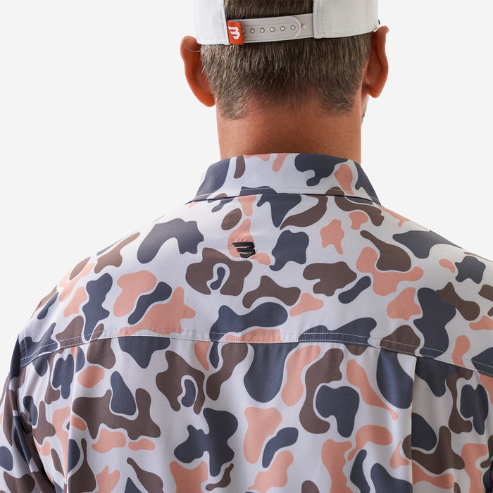 Performance Button Up - Vintage Camo