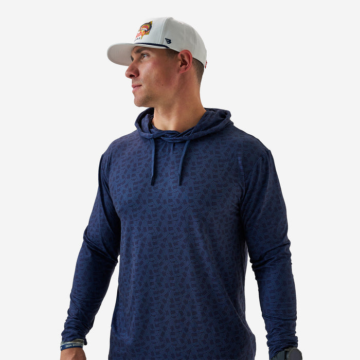 Performance Hoodie - Stars and Stripes - Navy