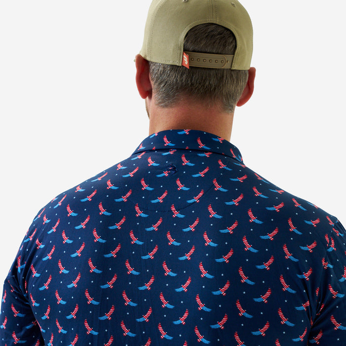 Performance Polo - USA Eagle - Navy