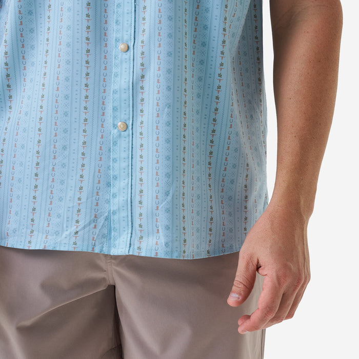 Performance Western Shirt - BURLEBO Ranch - Blue Jean