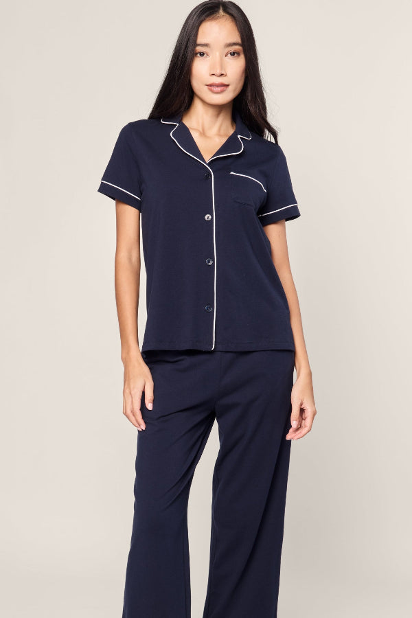 Woman wearing petite plume pajamas | Grid Hover | Exclude