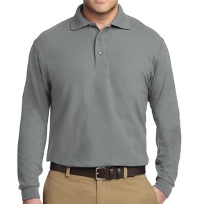 Port Authority Tall Silk Touch Long Sleeve Polo