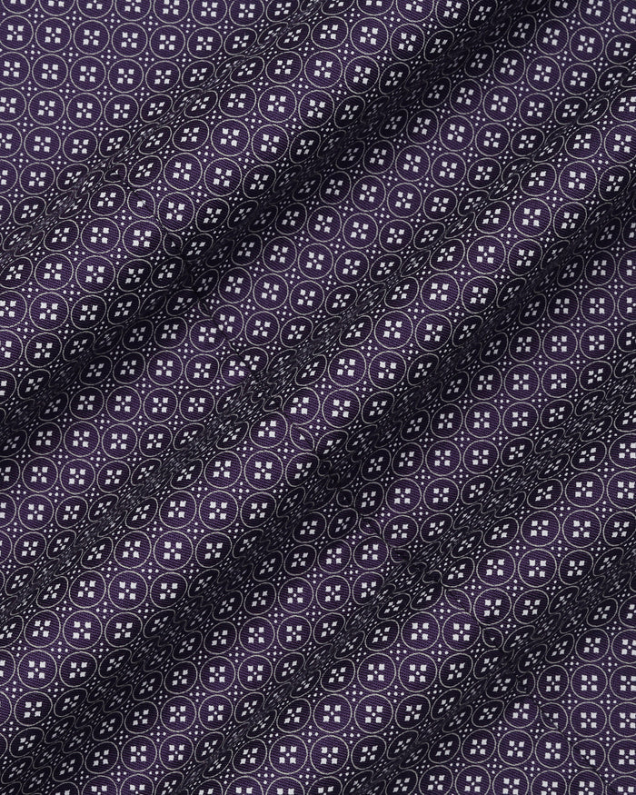 Purple Printed Shirt - Andrew